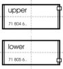 KHD 02931224 Big End Bearings